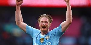 加入曼城后德布劳内英超117助造827次机会，五大联赛没人比他多